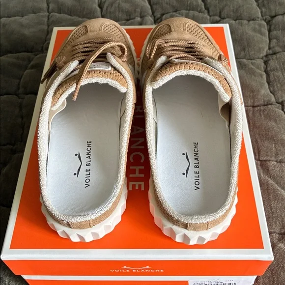 Voile Blanche Ines Suede Mule Sneaker NWB - Picture 3 of 6